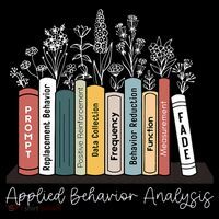 Applied Behavior Analysis Book Wildflower ABA RBT Therapist  Backpack thumb 2