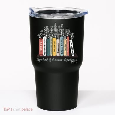 Applied Behavior Analysis Book Wildflower ABA RBT Therapist  Tumbler