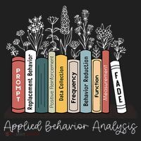Applied Behavior Analysis Book Wildflower ABA RBT Therapist  Tumbler thumb 3