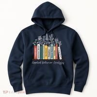 Applied Behavior Analysis Book Wildflower ABA RBT Therapist  Hoodie thumb 0