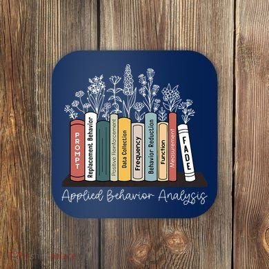 Applied Behavior Analysis Book Wildflower ABA RBT Therapist  Coaster