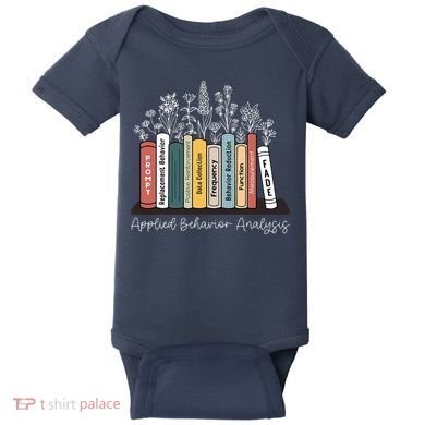 Applied Behavior Analysis Book Wildflower ABA RBT Therapist  Baby Bodysuit
