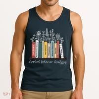 Applied Behavior Analysis Book Wildflower ABA RBT Therapist  Tank Top thumb 3