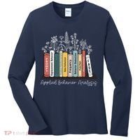 Applied Behavior Analysis Book Wildflower ABA RBT Therapist  Women's Long Sleeve Shirt thumb 0