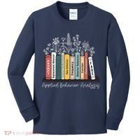 Applied Behavior Analysis Book Wildflower ABA RBT Therapist  Kids Long Sleeve Shirt thumb 0