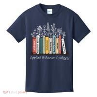 Applied Behavior Analysis Book Wildflower ABA RBT Therapist  Kids T-Shirt thumb 0