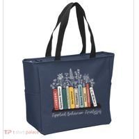 Applied Behavior Analysis Book Wildflower ABA RBT Therapist  Tote Bag thumb 2