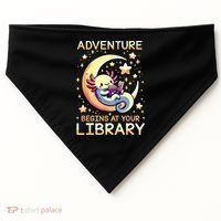 Adventure Begins At Your Library Summer Reading Program 2024 USA-Made Doggie Bandana thumb 0