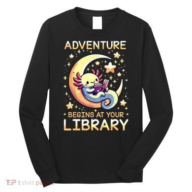 Adventure Begins At Your Library Summer Reading Program 2024 Long Sleeve Shirt