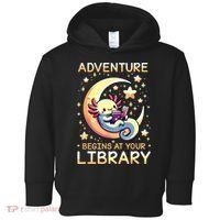 Adventure Begins At Your Library Summer Reading Program 2024 Toddler Hoodie thumb 0