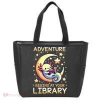 Adventure Begins At Your Library Summer Reading Program 2024 Tote Bag thumb 0