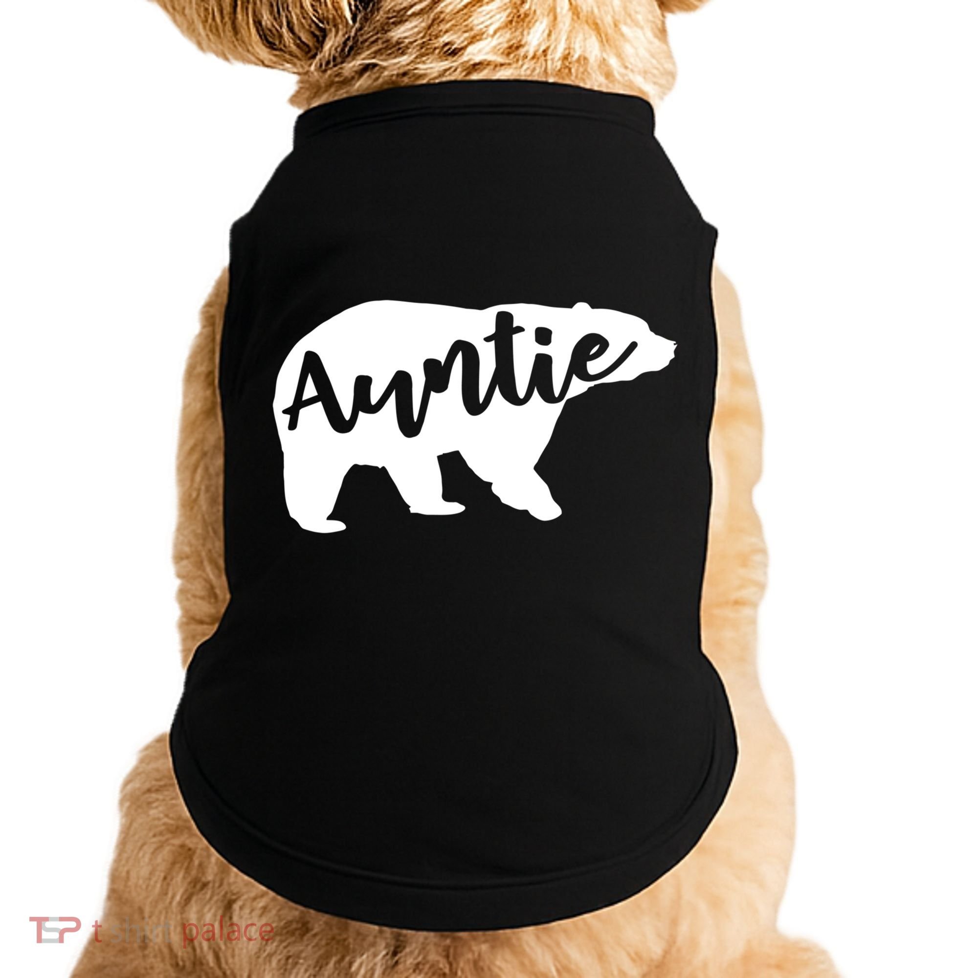 Auntie Bear Aunt Life Camping Cool Gift Doggie Tank