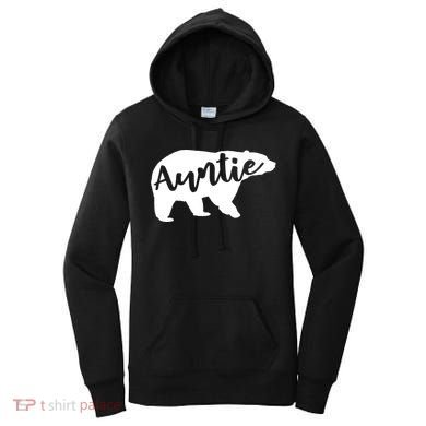 Auntie Bear Aunt Life Camping Cool Gift Women's Hoodie