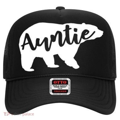 Auntie Bear Aunt Life Camping Cool Gift Hat