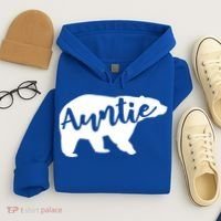Auntie Bear Aunt Life Camping Cool Gift Hoodie thumb 4
