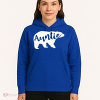 Auntie Bear Aunt Life Camping Cool Gift Hoodie thumb 5