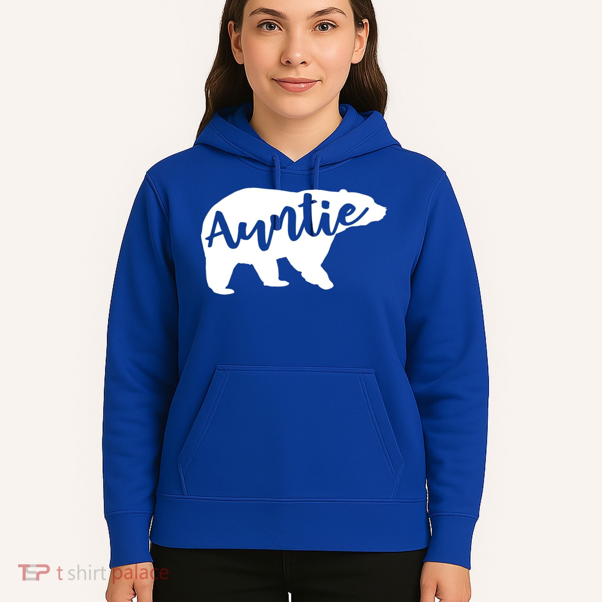 Auntie Bear Aunt Life Camping Cool Gift Hoodie
