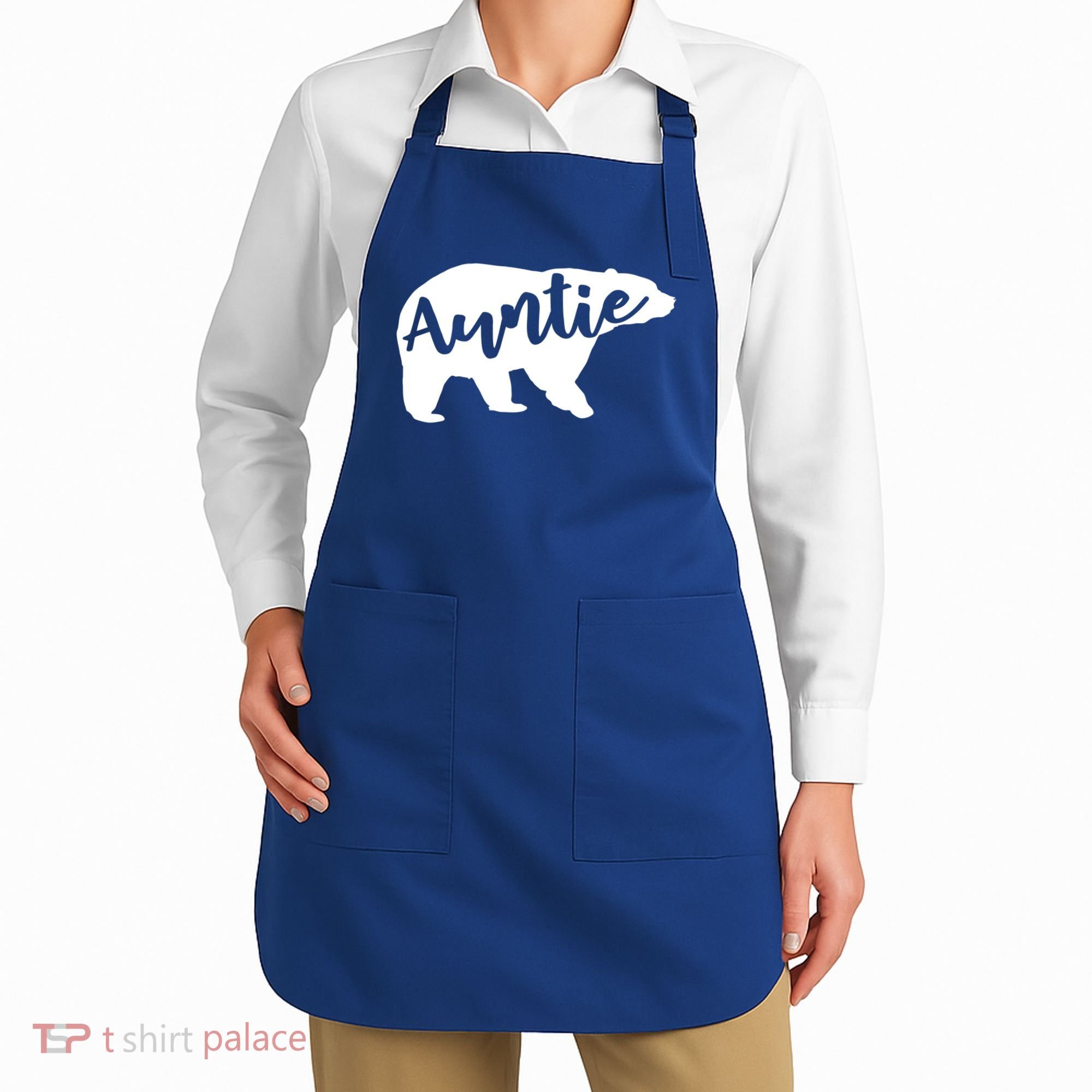 Auntie Bear Aunt Life Camping Cool Gift Apron