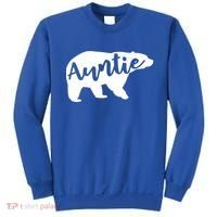 Auntie Bear Aunt Life Camping Cool Gift Sweatshirt thumb 0