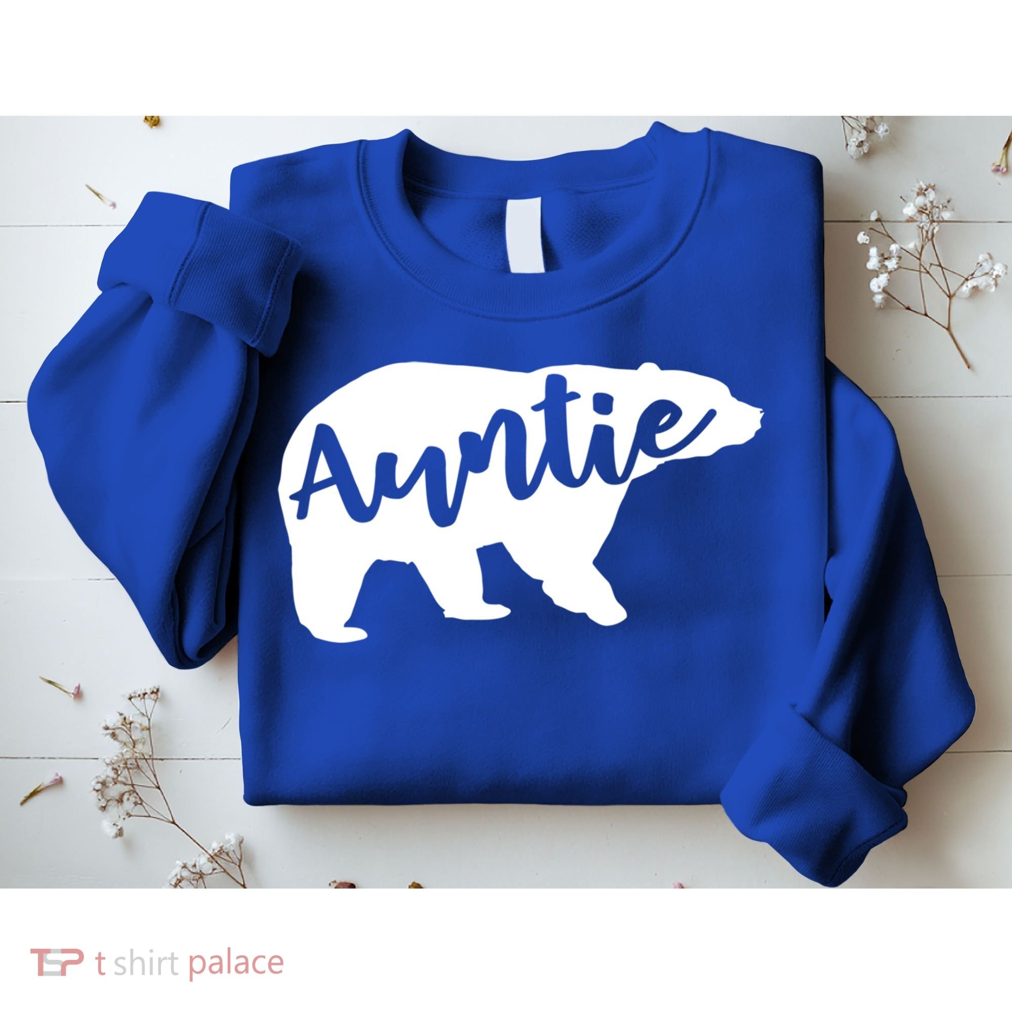 Auntie Bear Aunt Life Camping Cool Gift Sweatshirt