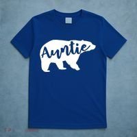 Auntie Bear Aunt Life Camping Cool Gift T-Shirt thumb 5