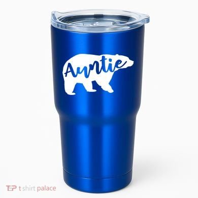 Auntie Bear Aunt Life Camping Cool Gift Tumbler