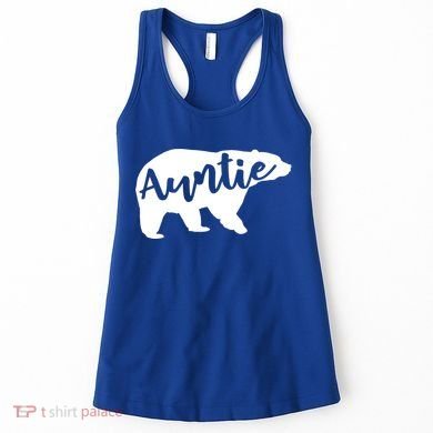 Auntie Bear Aunt Life Camping Cool Gift Women's Tank Top