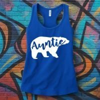 Auntie Bear Aunt Life Camping Cool Gift Women's Tank Top thumb 3