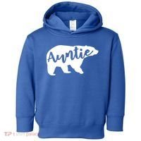 Auntie Bear Aunt Life Camping Cool Gift Toddler Hoodie thumb 0
