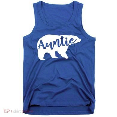 Auntie Bear Aunt Life Camping Cool Gift Tank Top