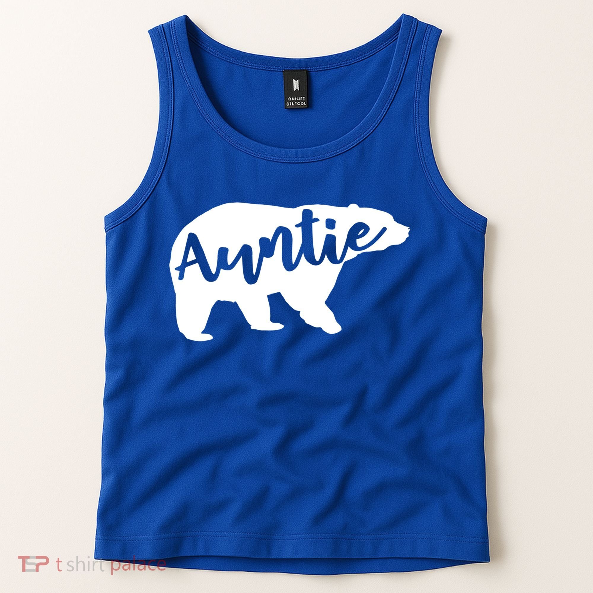 Auntie Bear Aunt Life Camping Cool Gift Tank Top