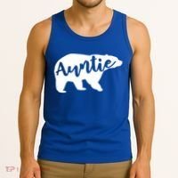 Auntie Bear Aunt Life Camping Cool Gift Tank Top thumb 3