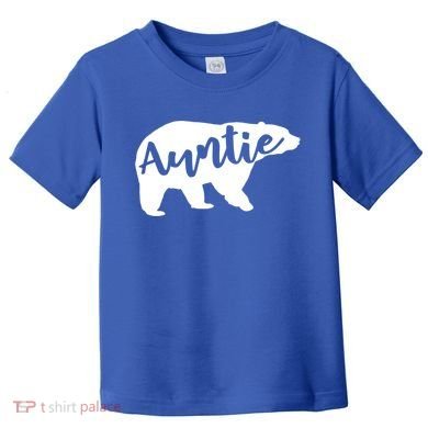 Auntie Bear Aunt Life Camping Cool Gift Toddler T-Shirt