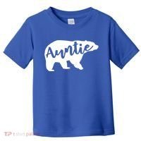 Auntie Bear Aunt Life Camping Cool Gift Toddler T-Shirt thumb 0