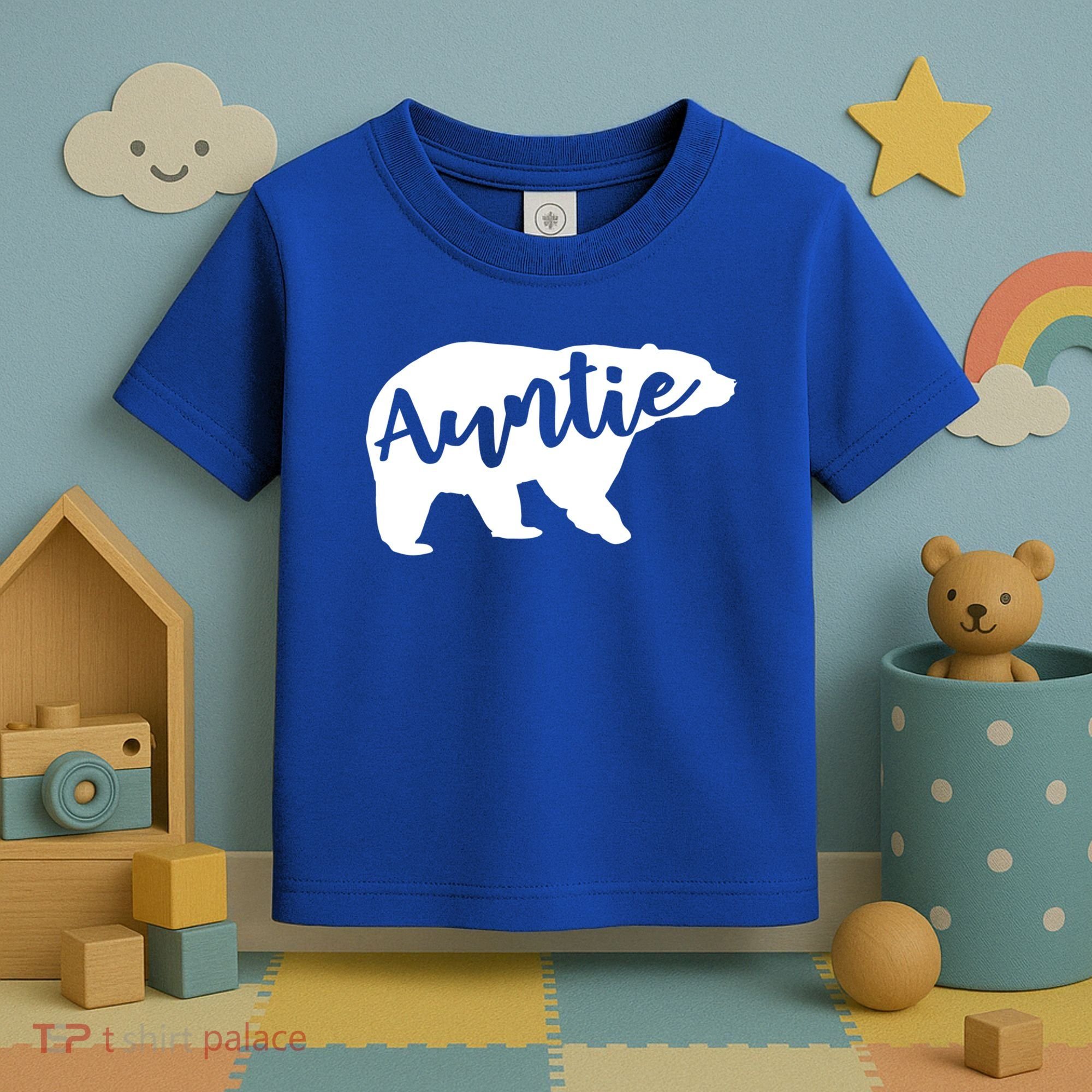 Auntie Bear Aunt Life Camping Cool Gift Toddler T-Shirt