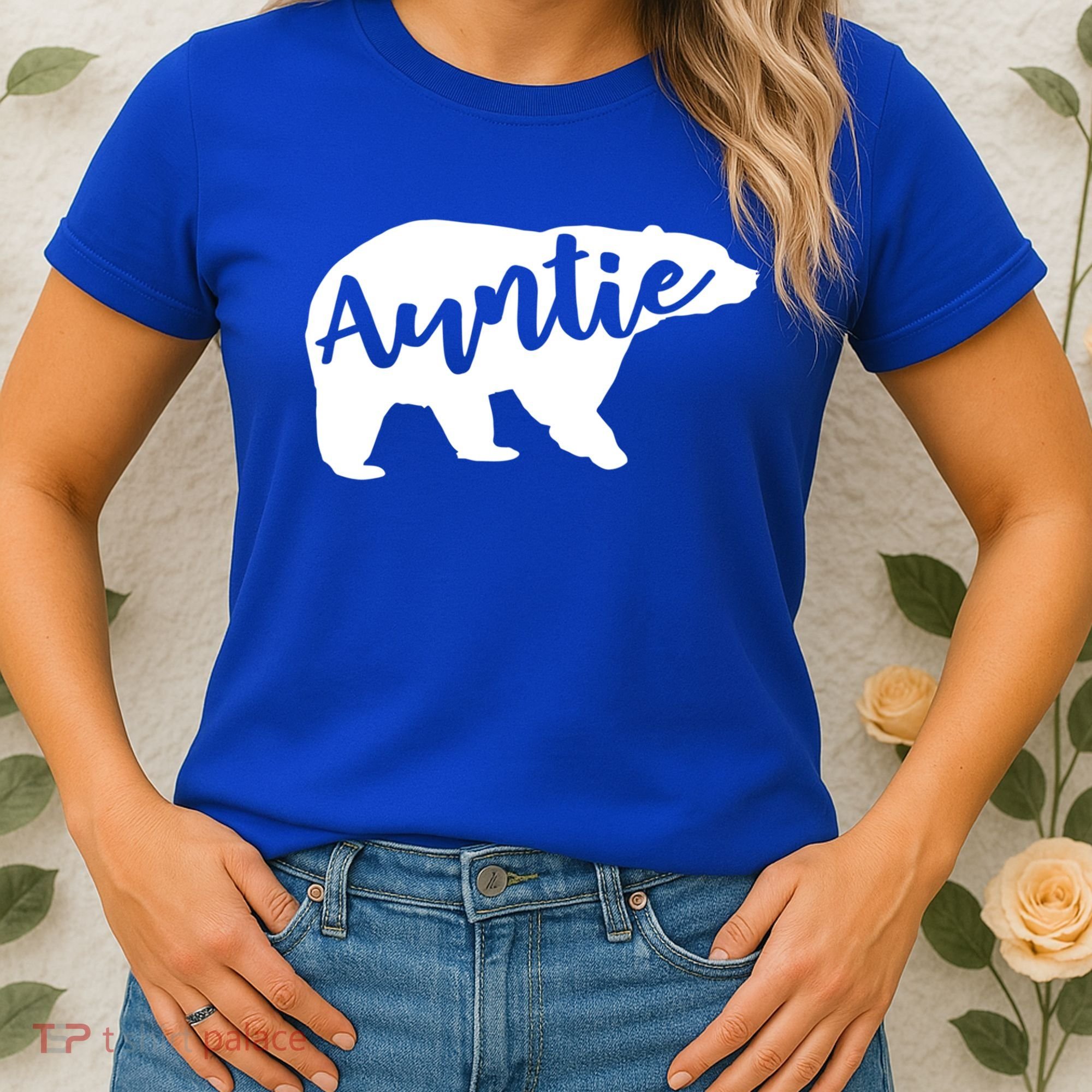 Auntie Bear Aunt Life Camping Cool Gift Women's T-Shirt