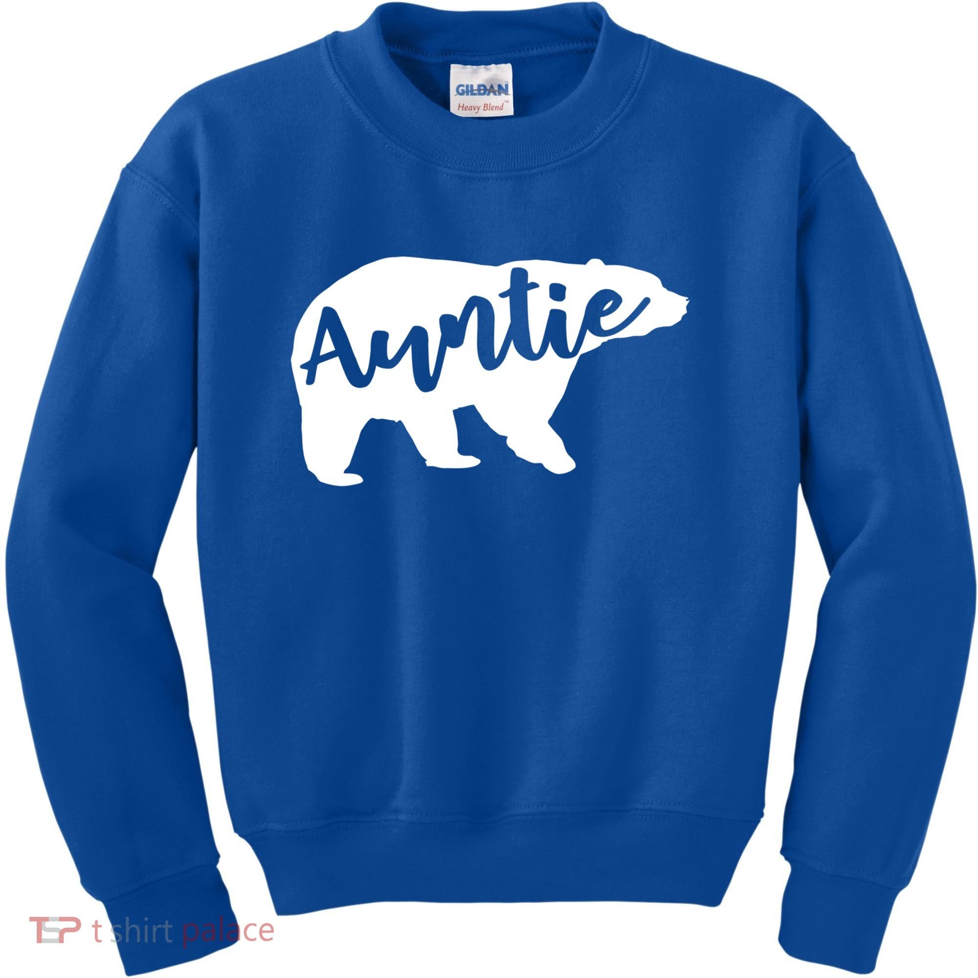 Auntie Bear Aunt Life Camping Cool Gift Kids Sweatshirt