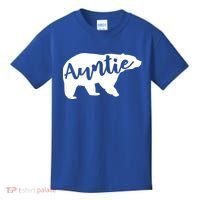 Auntie Bear Aunt Life Camping Cool Gift Kids T-Shirt thumb 0