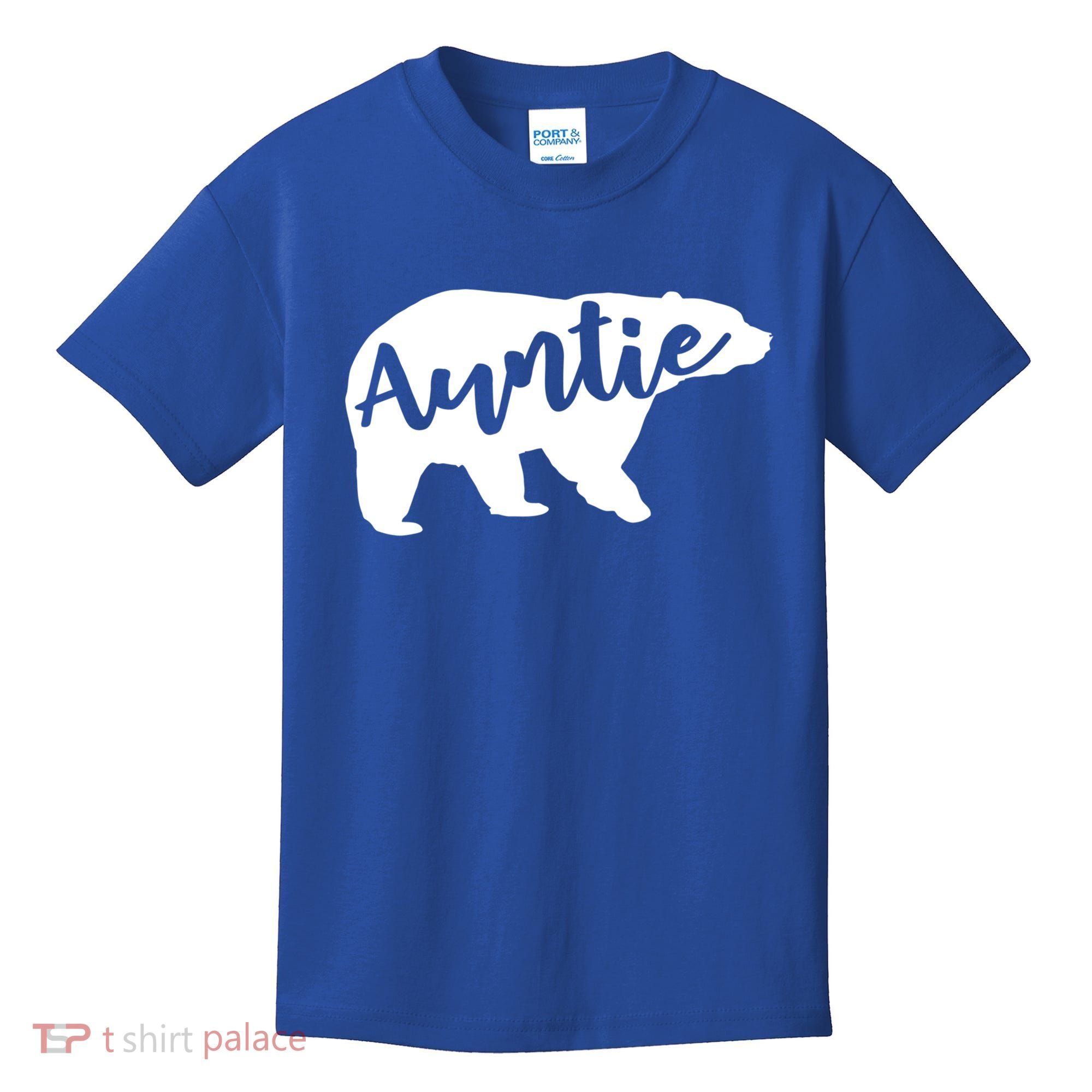 Auntie Bear Aunt Life Camping Cool Gift Kids T-Shirt