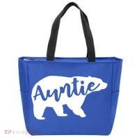 Auntie Bear Aunt Life Camping Cool Gift Tote Bag thumb 0