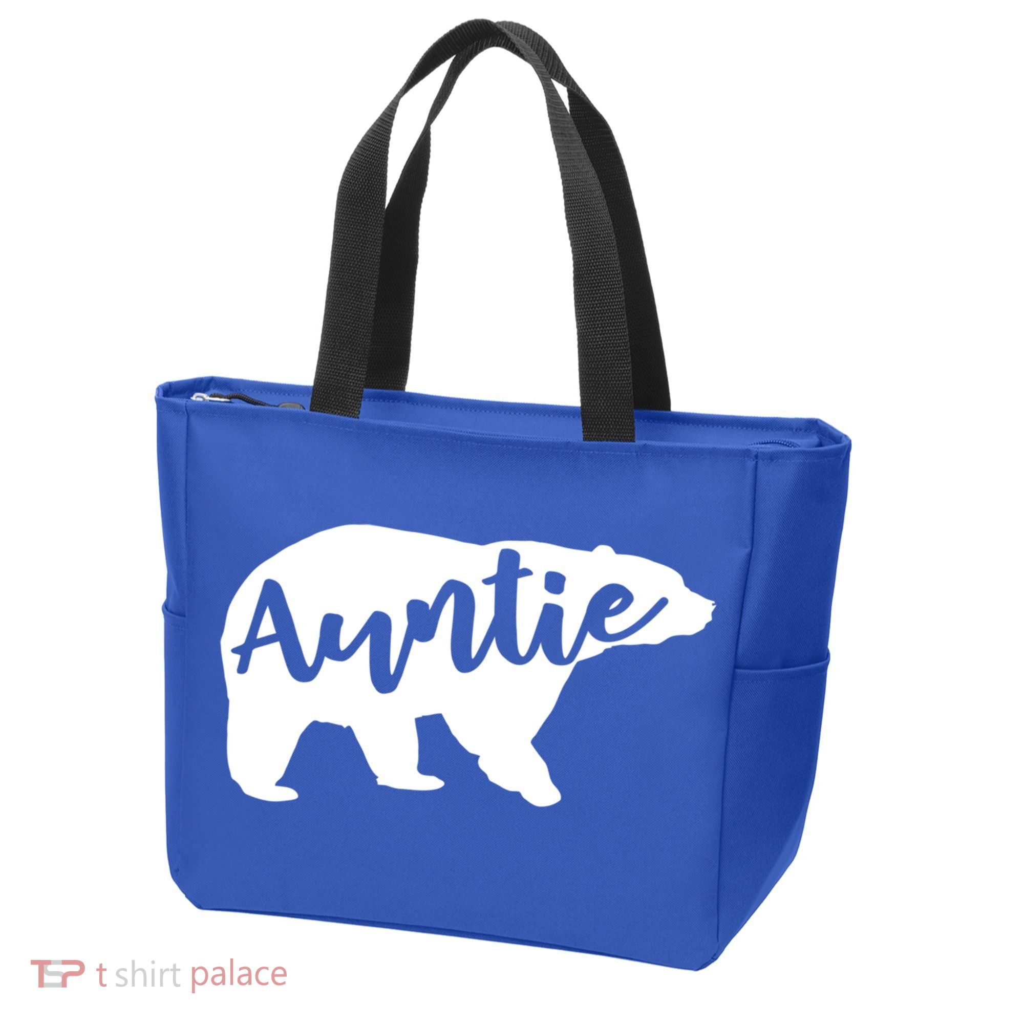 Auntie Bear Aunt Life Camping Cool Gift Tote Bag