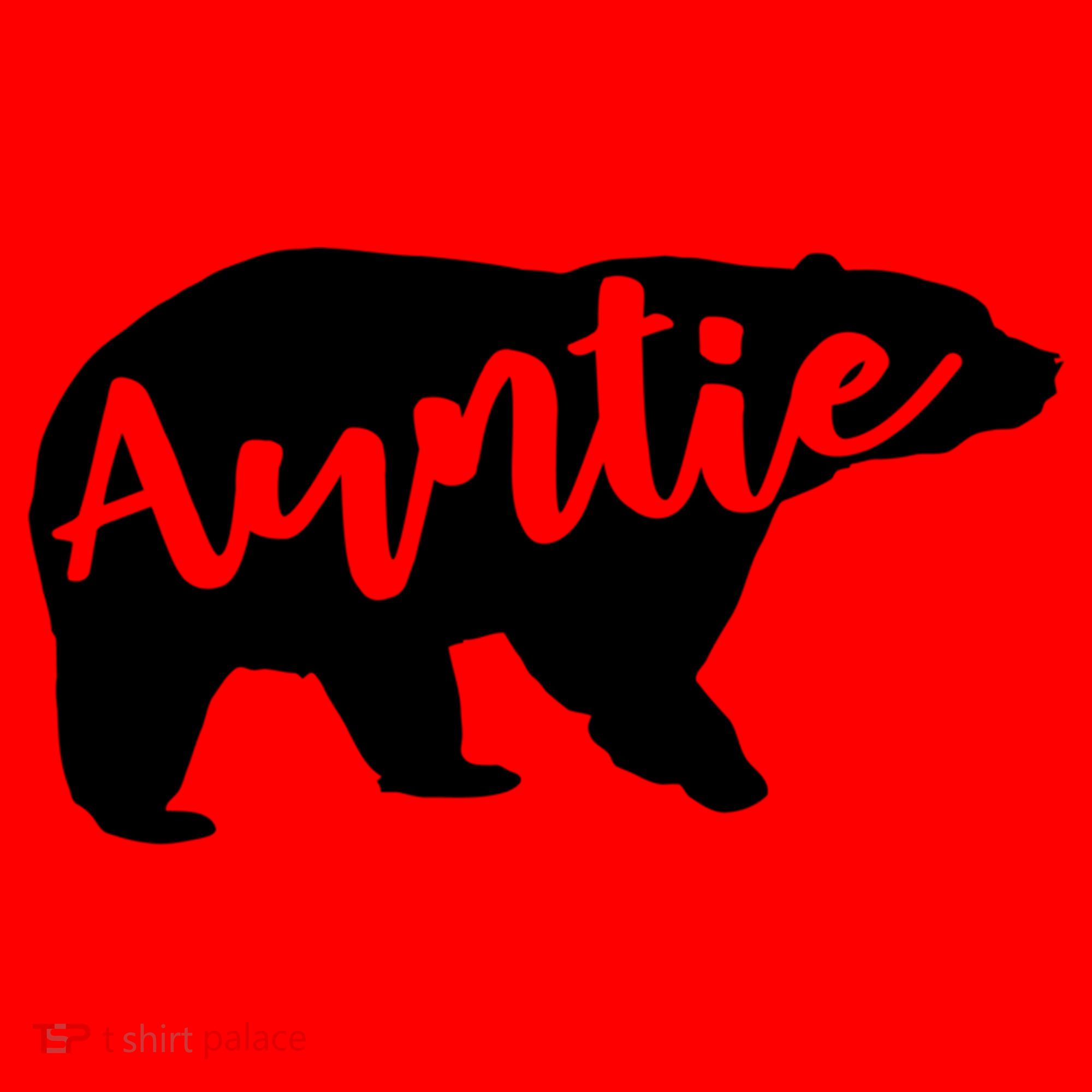 Auntie Bear Aunt Life Camping Cool Gift Santa Hat