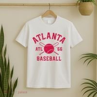 Atlanta Baseball ATL Vintage Brave Retro T-Shirt thumb 2