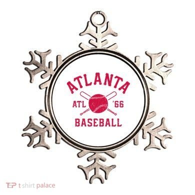 Atlanta Baseball ATL Vintage Brave Retro Ornament