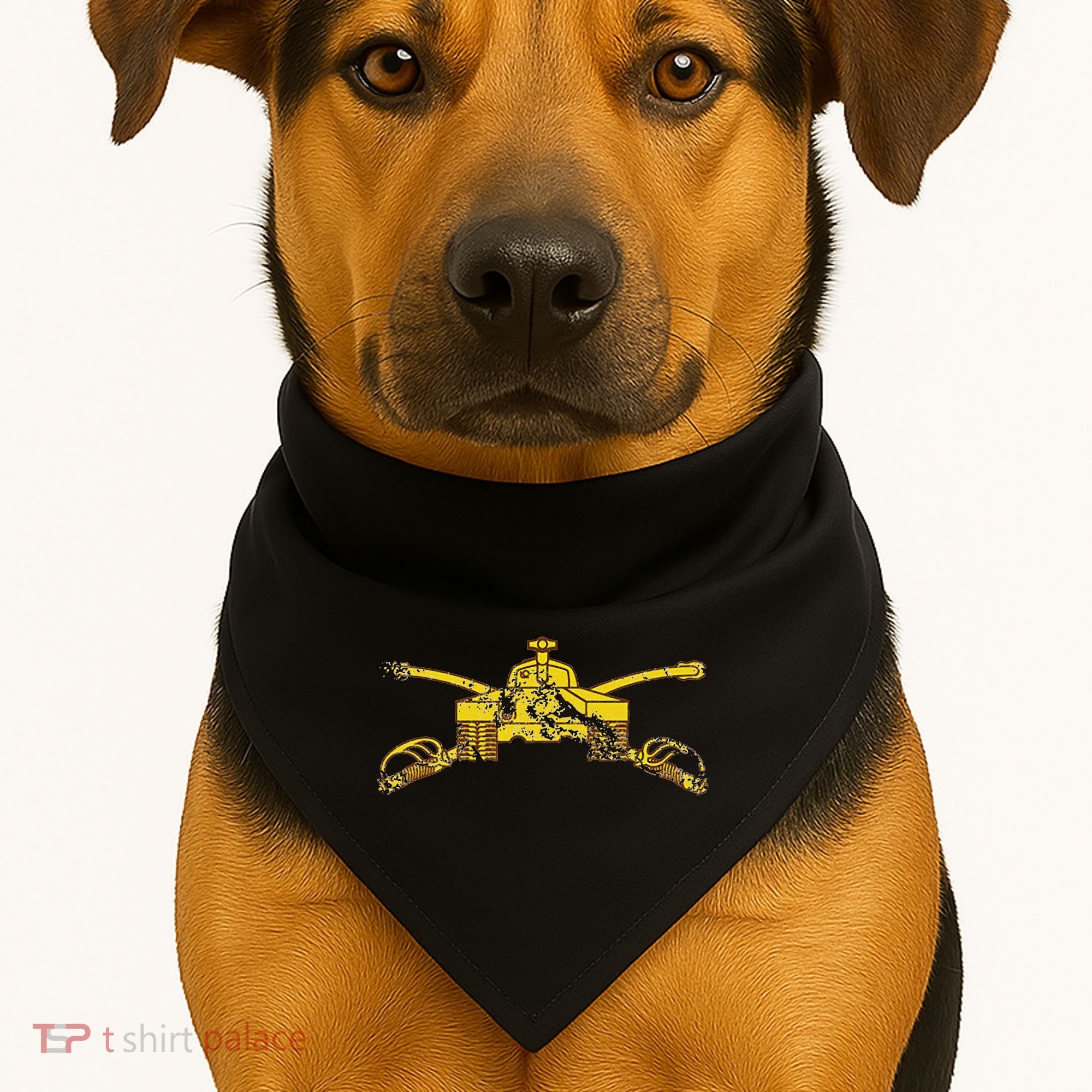 Armor Branch (Ar) 19 Kilo Tanker 19k Distressed USA-Made Doggie Bandana