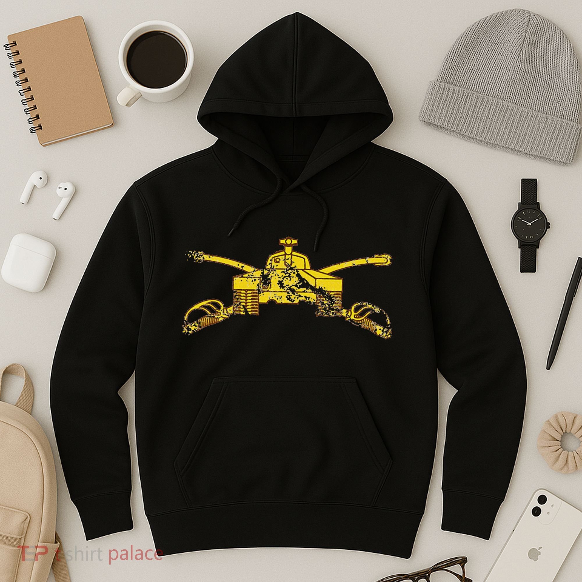 Armor Branch (Ar) 19 Kilo Tanker 19k Distressed Hoodie
