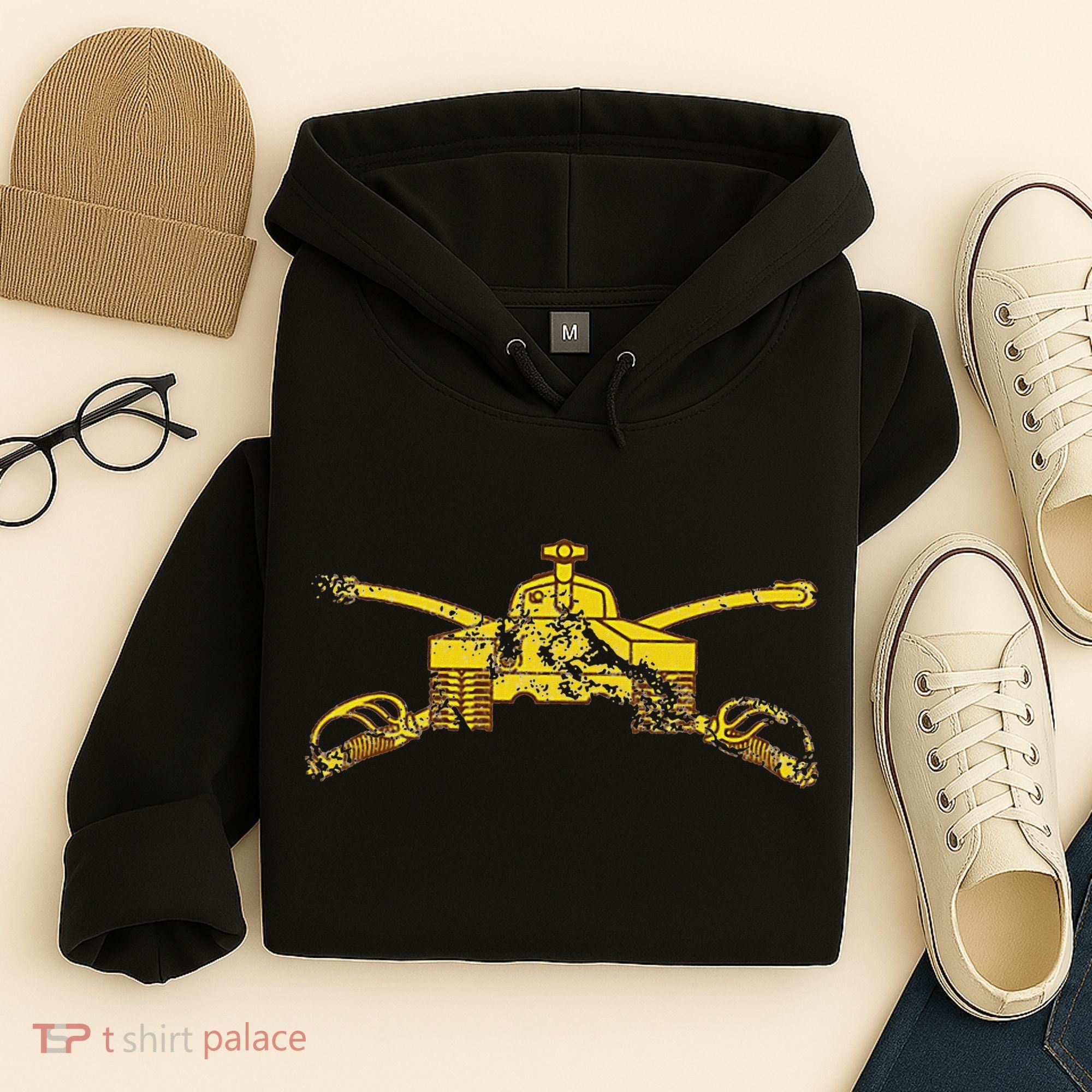 Armor Branch (Ar) 19 Kilo Tanker 19k Distressed Hoodie