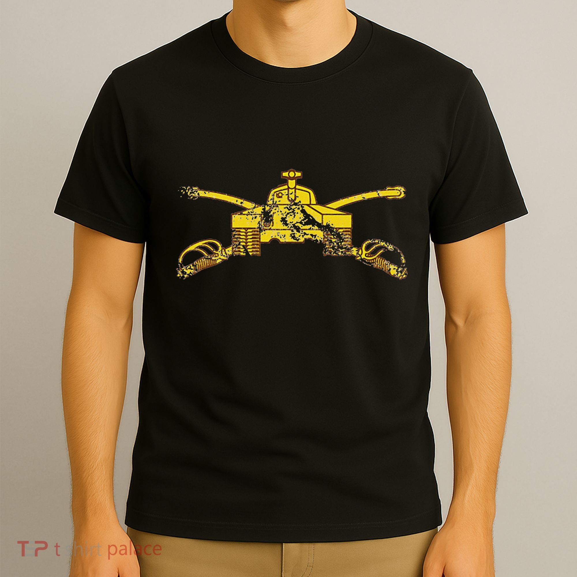 Armor Branch (Ar) 19 Kilo Tanker 19k Distressed T-Shirt