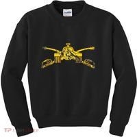 Armor Branch (Ar) 19 Kilo Tanker 19k Distressed Kids Sweatshirt thumb 0