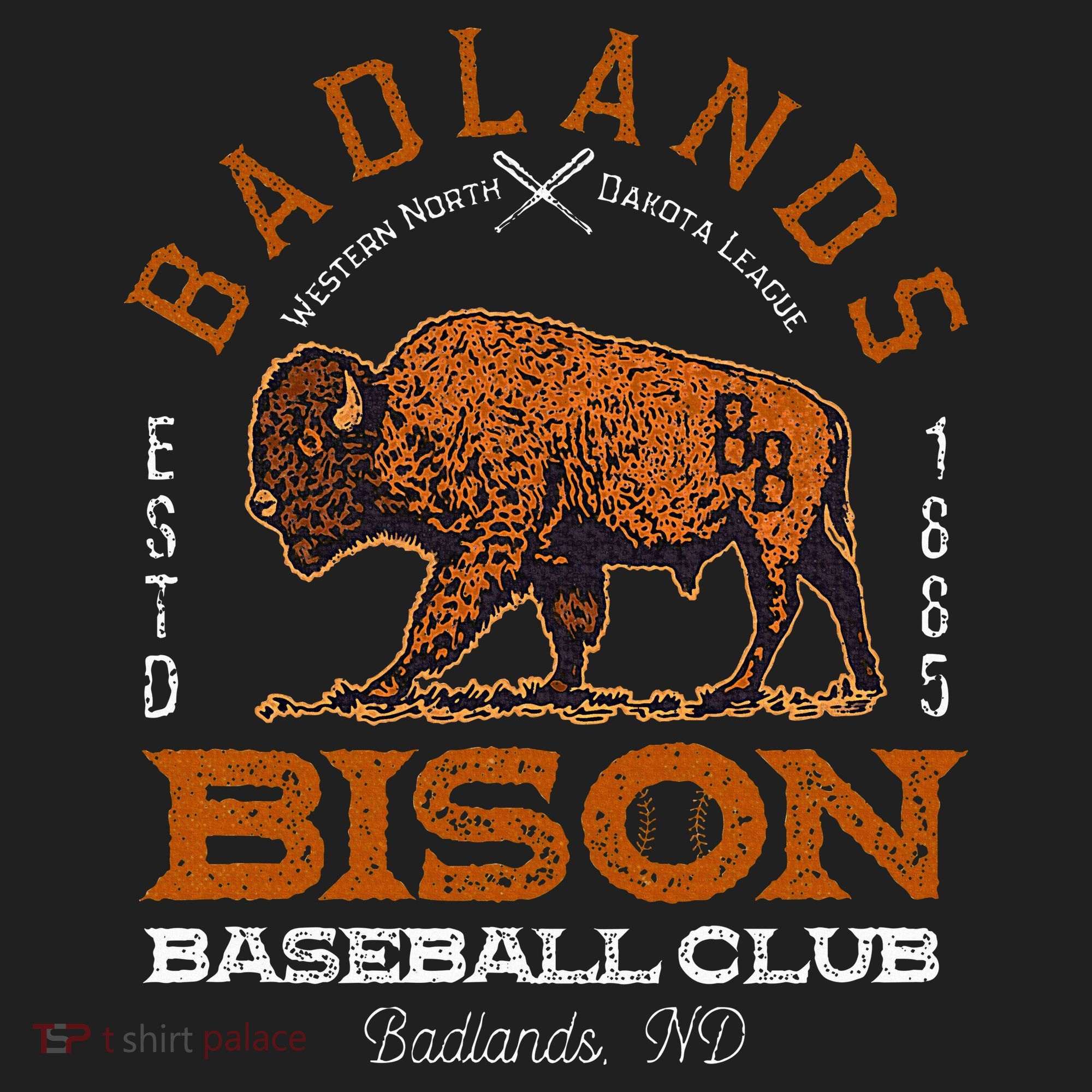 American Bison Baseball Retro Minor League Baseball Team Tumbler